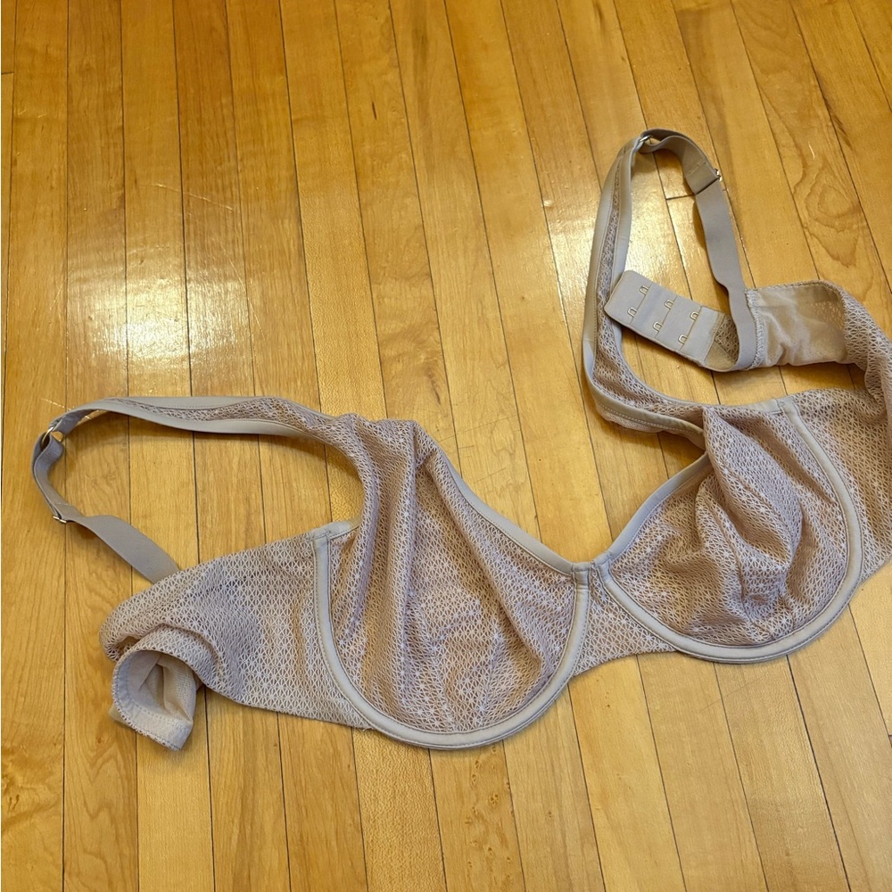 ThirdLove Mesh Underwire Bra in Light Gray